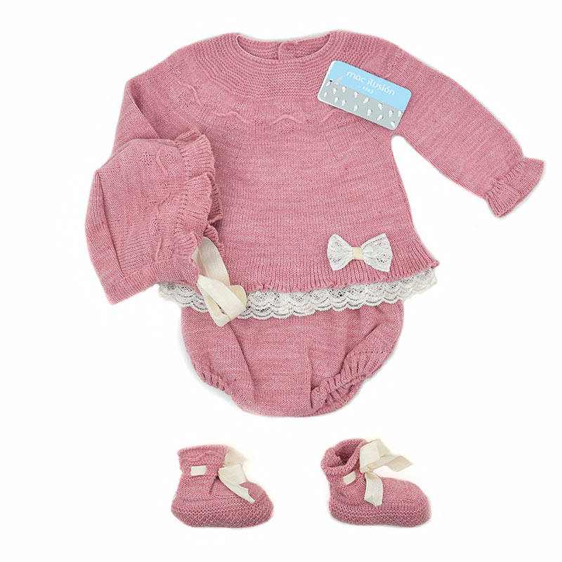 Conjunto bebe recien nacido en rosa – Tienda de Ropa Infantil